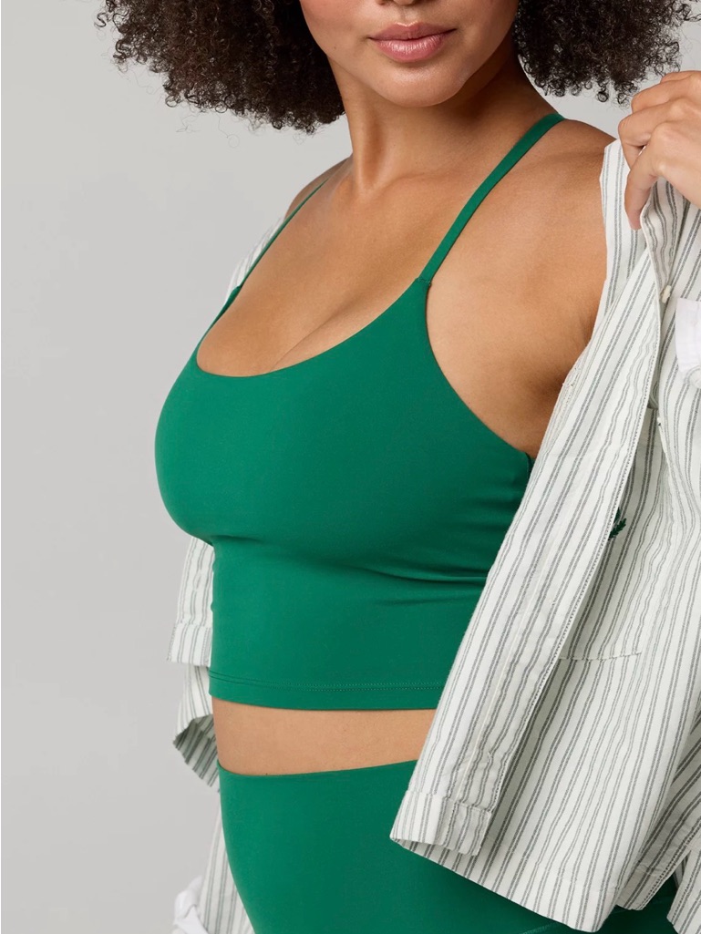 Offline X Aerie Green Strappy Bralette Sz S